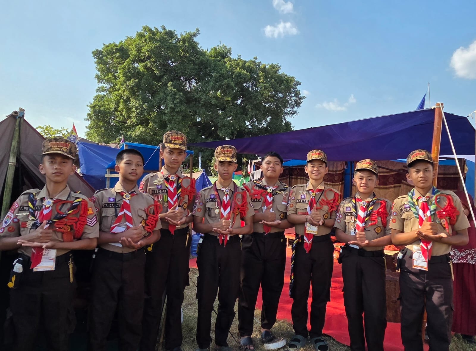 Dari Bumi Perkemahan Cadika, Santri MTs Al-Ikhlas Ujung Torehkan Prestasi di Tingkat Provinsi